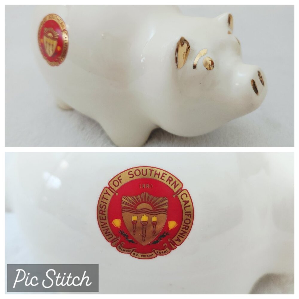 USC University of Southern California College Piggy Bank Trojans Baby Gift Party